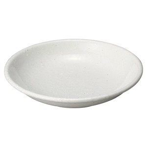 豊明粉引7.0深皿　　【日本製　磁器】