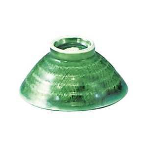 流水織部茶碗　　【日本製　強化磁器】