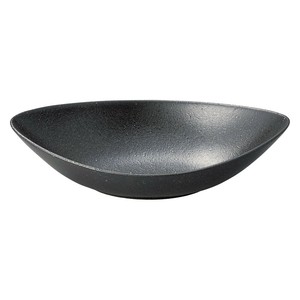 天目結晶27cmカヌーベーカー　　【日本製　磁器】