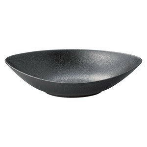 天目結晶30cmカヌーベーカー　　【日本製　磁器】