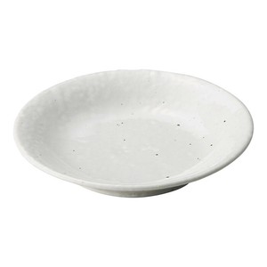 粉引石目9.0皿　　【日本製　磁器】