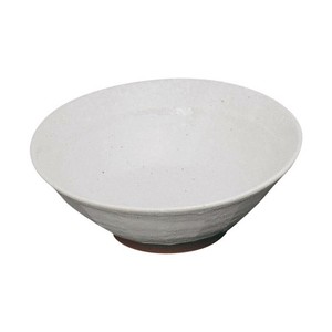 粉引石目型入8.0ラーメン　　【日本製　磁器】