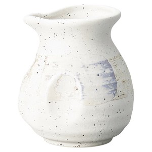 白御影白刷毛つゆ入れ（小）　　【日本製　磁器】
