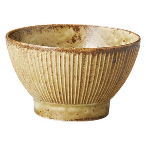 わび 朽葉千段くらわんか4.0飯碗　　【日本製　磁器】