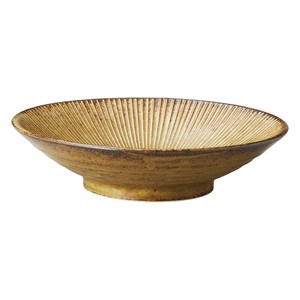 わび 朽葉千段7.0めん鉢　　【日本製　磁器】