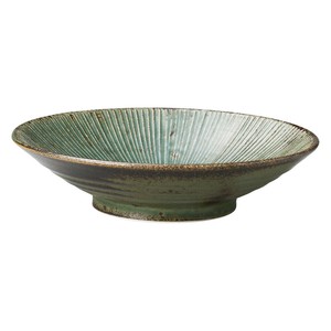 わび うぐいす千段7.0めん鉢　　【日本製　磁器】
