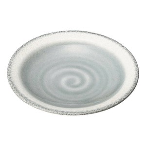 風蘭 月の香4.0丸皿　　【日本製　磁器】