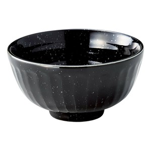御影御影削ぎ茶碗小　　【日本製　磁器】
