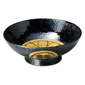 引出天目松竹梅6.0浅丼　　【日本製　磁器】