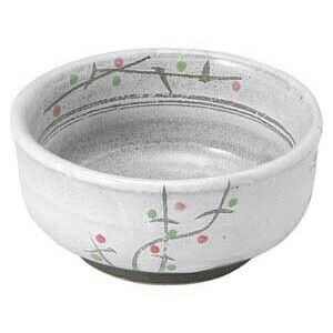 あけぼの（土物）梅形3.3小鉢　　【日本製　陶器】