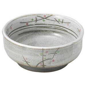 あけぼの（土物）梅形4.5小鉢　　【日本製　陶器】