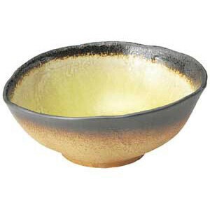ひわ変形大鉢　　【日本製　磁器】