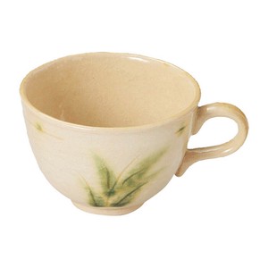 彫芦コーヒー碗　　【日本製　陶器】