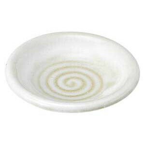 唐津うのふ（土物）玉渕やくみ皿　　【日本製　陶器】