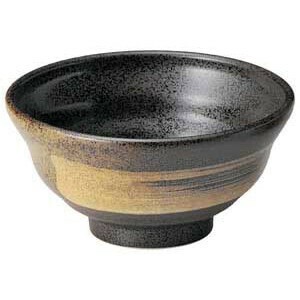 万里5.5三ツ輪丼　　【日本製　磁器】