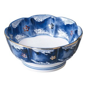 錦古伊万里とんすい　　【日本製　磁器】