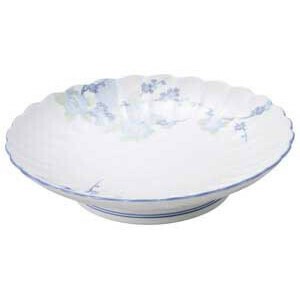 やすらぎ菊形天皿　　【日本製　強化磁器】