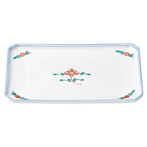 錦宝来焼物皿　　【日本製　強化磁器】