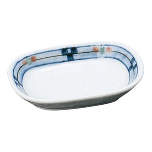 Small Plate Porcelain Mamesara Koban Made in Japan