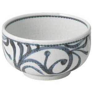 古代唐草4.0ボール　　【日本製　磁器】