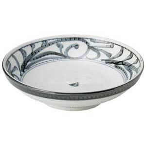 古代唐草7.5多用皿　　【日本製　磁器】