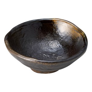 琥珀4号深小鉢　　【日本製　陶器】