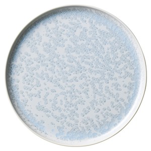 ZUK 藍晶8.5丸浅口切立皿　　【日本製　磁器】