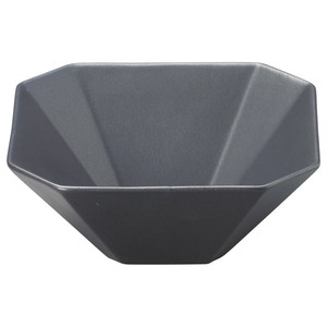 Donburi Bowl black Pottery Made in Japan
