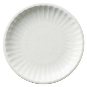 Main Plate Porcelain Monochrome 21.5cm Made in Japan