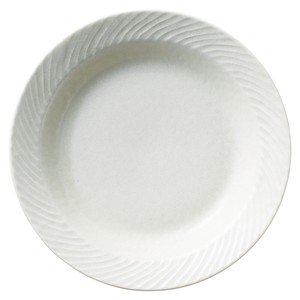 Main Plate Porcelain Monochrome Made in Japan