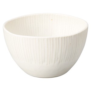 Donburi Bowl Porcelain White Natural Made in Japan