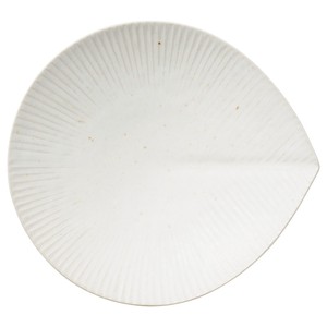 Main Plate Porcelain White Natural 18cm Made in Japan