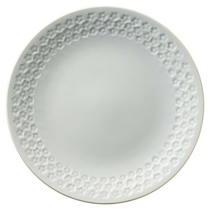 インカグレーマット25cm皿　　【日本製　磁器】