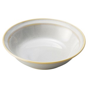 スリーククリーム13.5cm小鉢　　【日本製　磁器】
