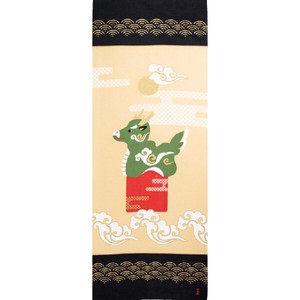 Painted Tenugui Festive Dragon