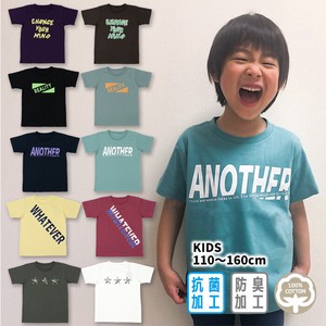 Kids' Short Sleeve T-shirt Antibacterial Finishing Printed Kids 110cm ~ 160cm