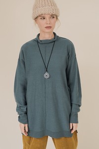 Sweater/Knitwear Pullover Tunic High-Neck