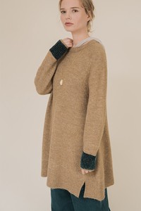 Sweater/Knitwear Color Palette Tunic Crew Neck A-Line Autumn/Winter 2023