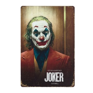 海外 ポスター　映画 「Joker／ジョーカー」 メタル製　アート　A4サイズ　アメリカン雑貨
