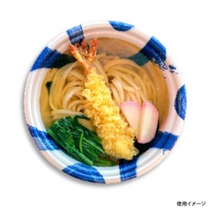 麺・丼容器 エフピコ DLV麺20(58)本体 陶はけ青