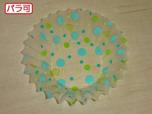 フィルムケース ラミケースOPP 9F 水玉柄(緑) 500枚 セイコー