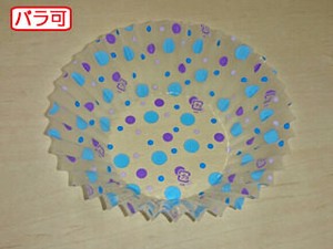 フィルムケース ラミケースOPP10F 水玉柄(青) 500枚 セイコー
