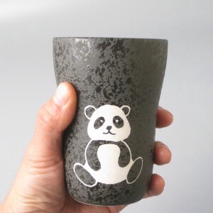 茶杯 有田烧 樱花 熊猫 日本制造