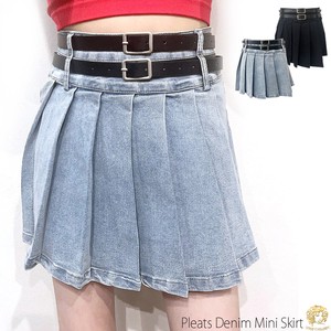 Skirt Pleats Skirt Denim Skirt