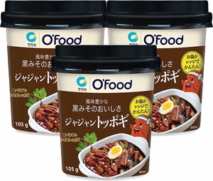O'food トッポキ (ジャジャン味/カップ) 105g  韓国カップトッポキ レンチン