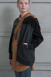 Jacket Patchwork Stripe Blouson Autumn/Winter 2023
