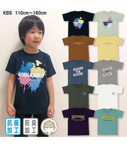 Kids' Short Sleeve T-shirt Antibacterial Finishing Kids 110cm ~ 160cm