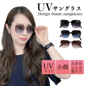 太阳眼镜 女士 防紫外线 UV紫外线 可爱 立即发货