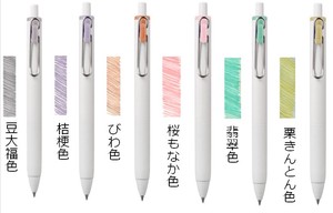 Mitsubishi uni Gel Pen Limited Uni-ball ONE Japanese style color