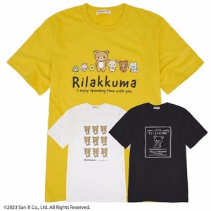 T 恤/上衣 上衣 San-x 短袖 Rilakkuma拉拉熊/轻松熊 印花